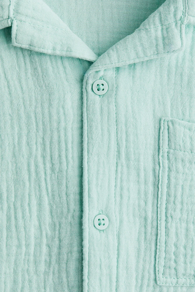 Cotton Muslin Resort Shirt