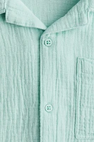 Cotton Muslin Resort Shirt