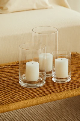 Large Glass Candle Lantern