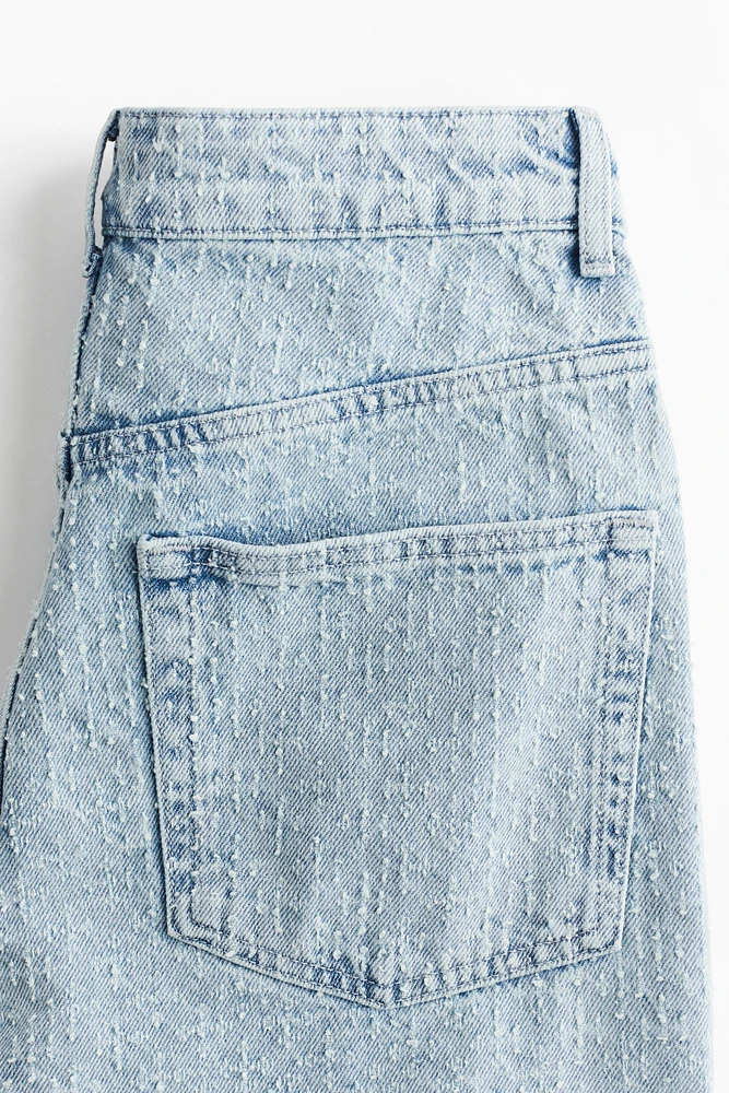 Bouclé Denim Jeans