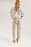 Slim Straight High Ankle Jeans