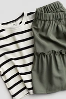 2-piece Top and Skirt Set