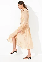 Shirt Dress with Tapered Waist