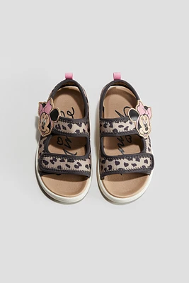 Printed Sandals Scuba Fabric