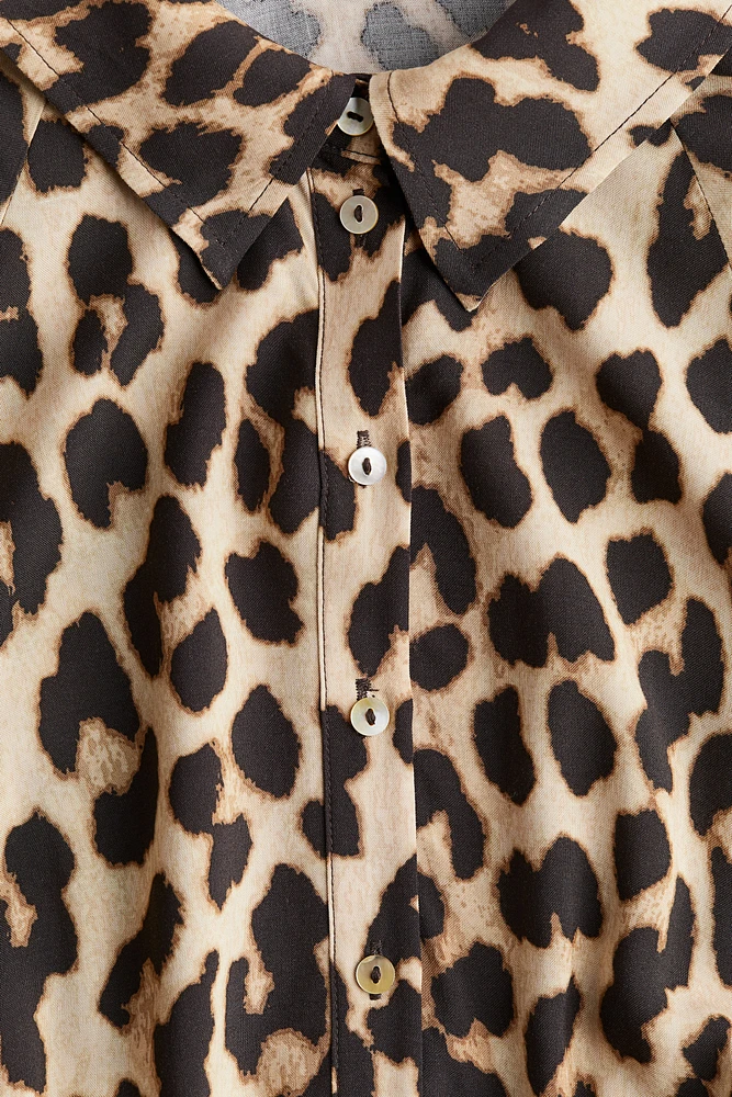 Tie-belt Shirt Dress