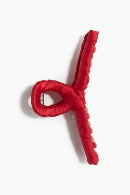 Satin-Covered Hair Claw
