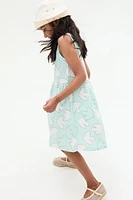 Patterned Cotton Dress