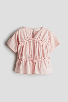 Peplum Cotton Blouse
