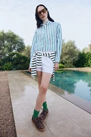 Short Poplin Shirt