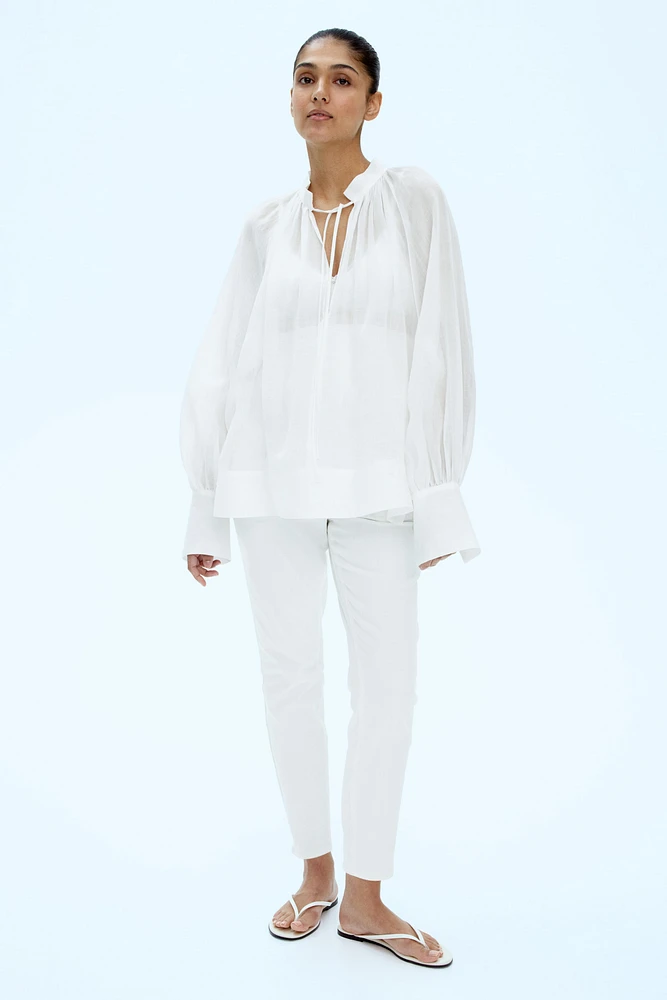 MAMA Slim Ankle Jeans
