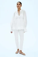 MAMA Slim Ankle Jeans