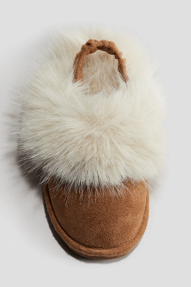 Chaussons avec doublure duveteuse