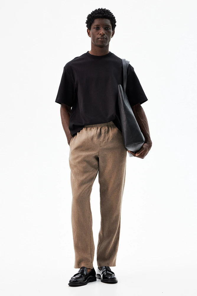 Regular-Fit Linen Pants