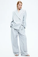 Wool-Blend Suit Pants