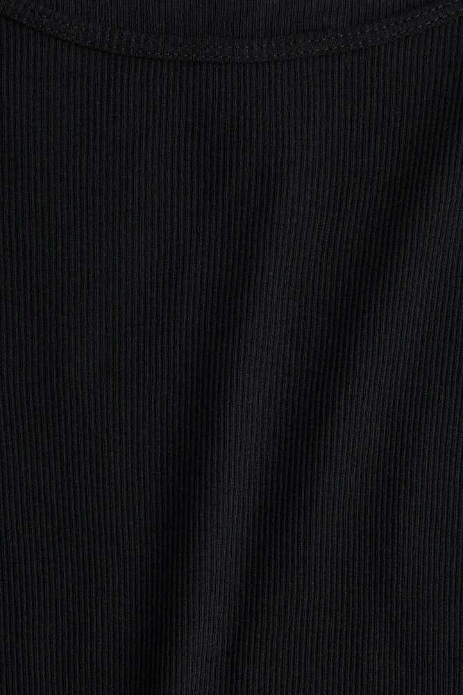 Ribbed Mini Dress