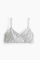 Sequined Bralette Top