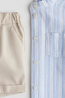 2-Piece Shirt and Shorts Set