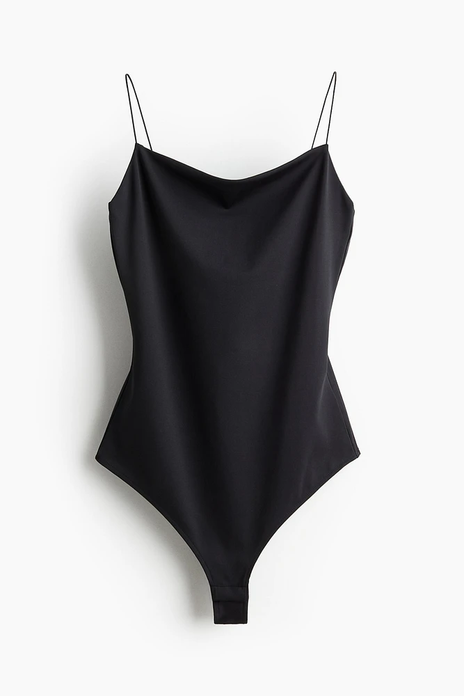 Thong Bodysuit with Shoulder Straps