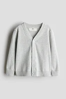 Fine-knit Cotton Cardigan