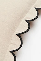 Linen-blend Cushion Cover