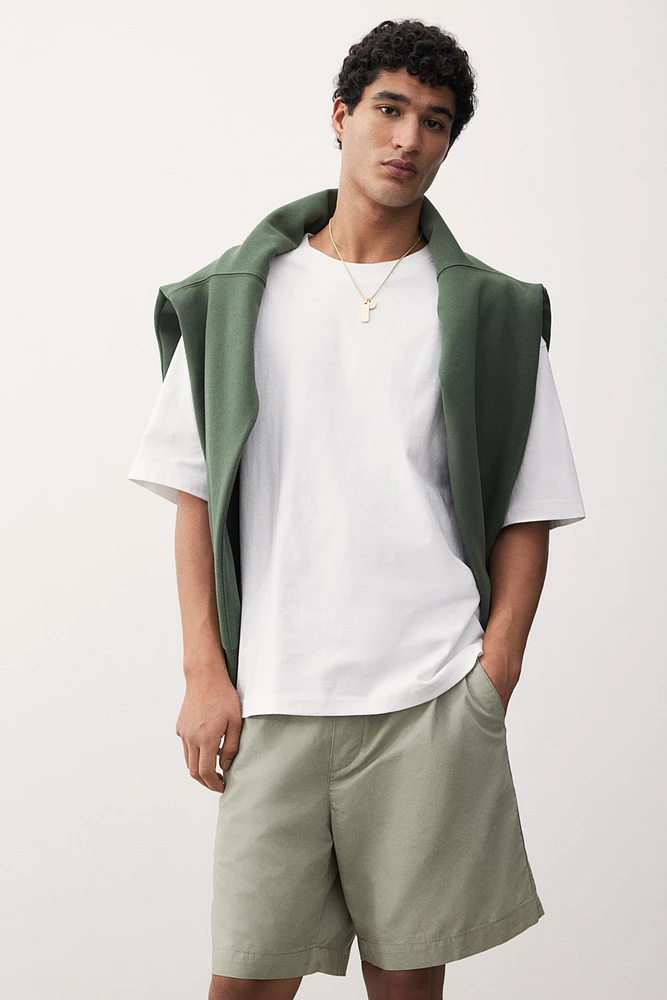 Regular-Fit Canvas Shorts