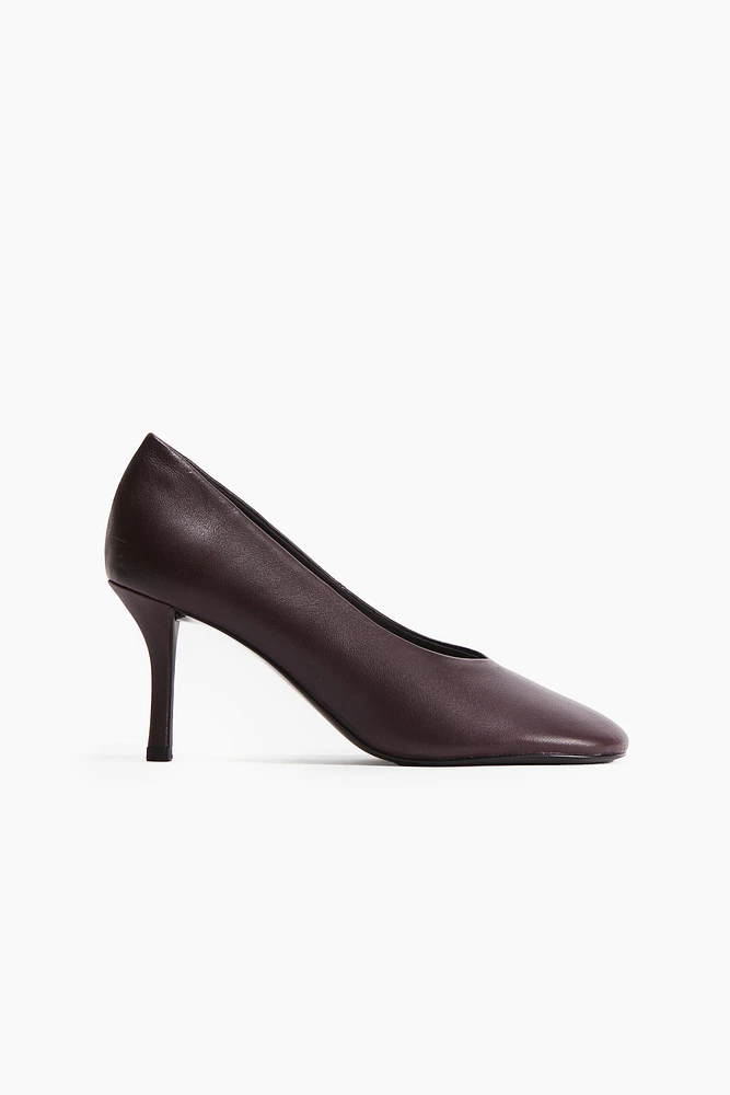 Escarpins en cuir
