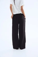Linen Drawstring Pants