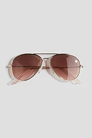 Aviator-Style Sunglasses