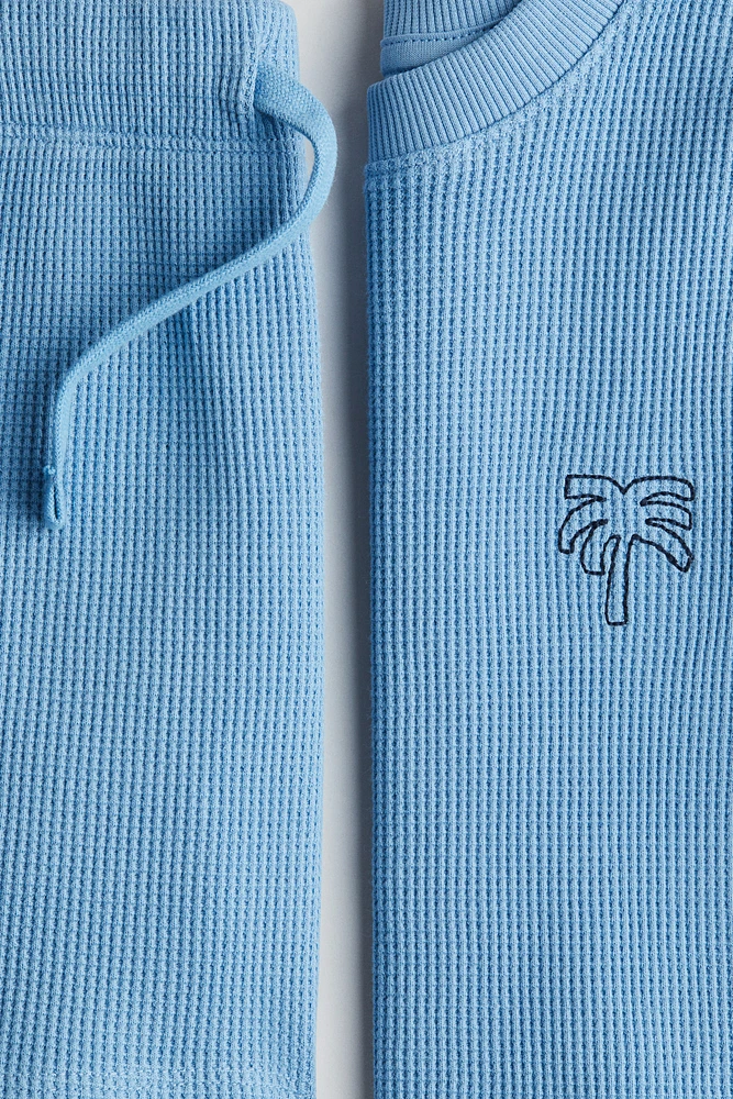 2-Piece Waffled Cotton Set