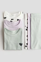3-Pack Snug-Fit Printed Cotton Pajamas