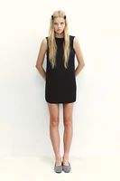 Bow-Detail Sleeveless Dress