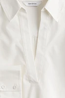 Pullover Poplin Shirt