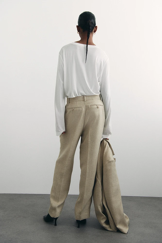 Pantalon habillé effilé