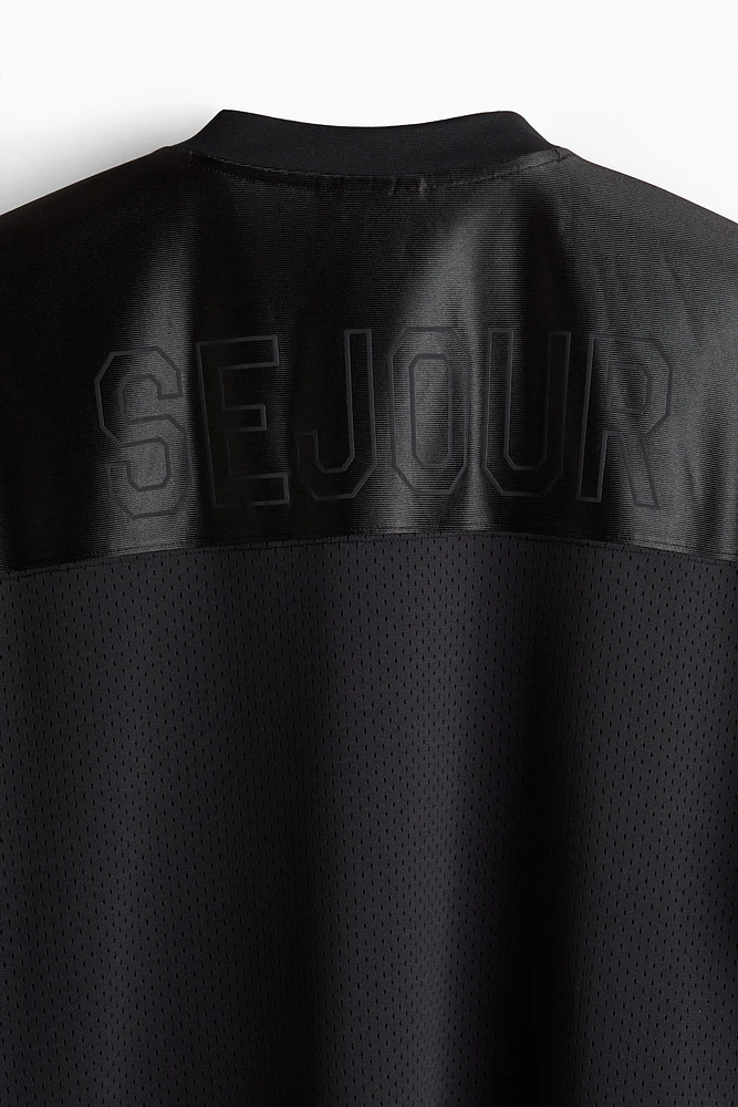 Loose-Fit Printed Sports Shirt with DryMove™