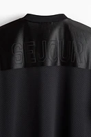 Loose-Fit Printed Sports Shirt with DryMove™