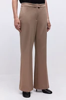 Flared Jersey Pants