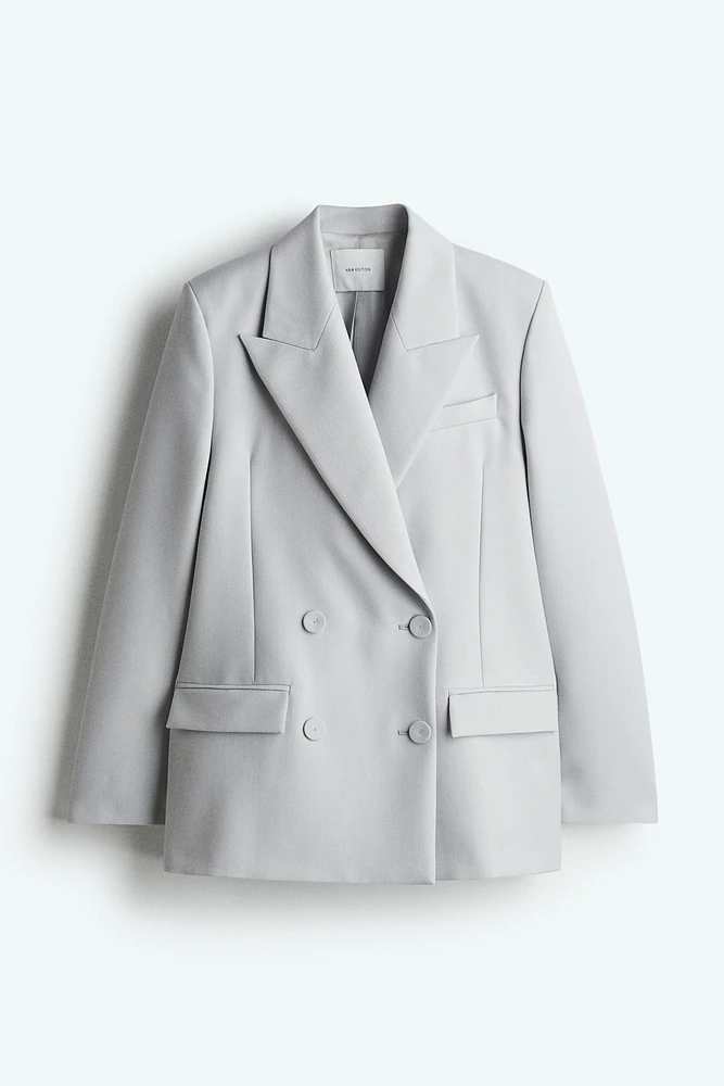Oversized Wool-Blend Blazer