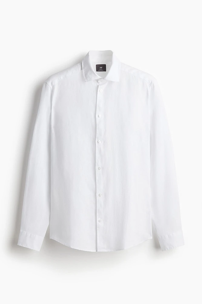 Slim Fit Linen Shirt