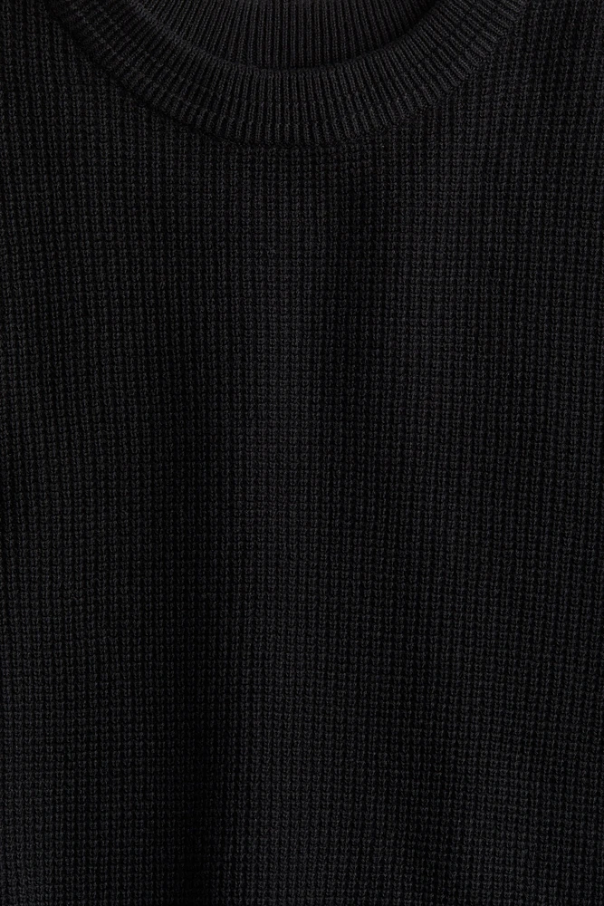 Textured-Knit Sweater