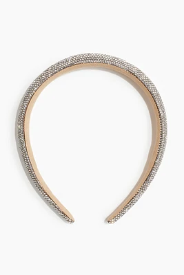 Rhinestone-Embellished Hairband