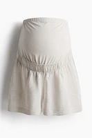 Short MAMA en lin mélangé