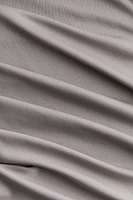 Draped One-shoulder Dress