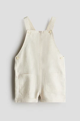 Linen Overall Shorts
