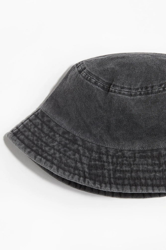 Cotton Denim Bucket Hat
