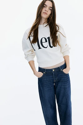 Barrel Regular Cropped Jeans