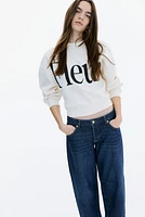 Barrel Regular Cropped Jeans