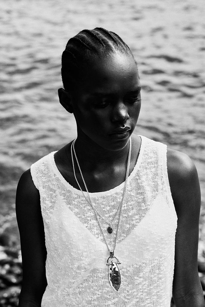 Textured-Knit Tank Top