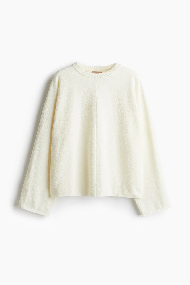 Bouclé-Knit Sweater