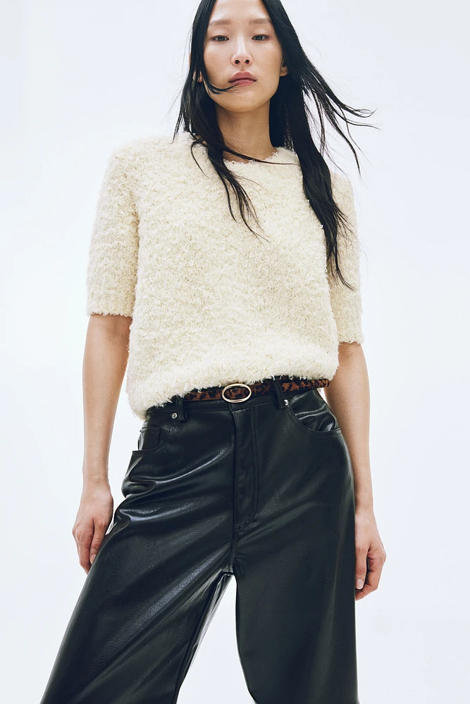 Fuzzy Knit Top
