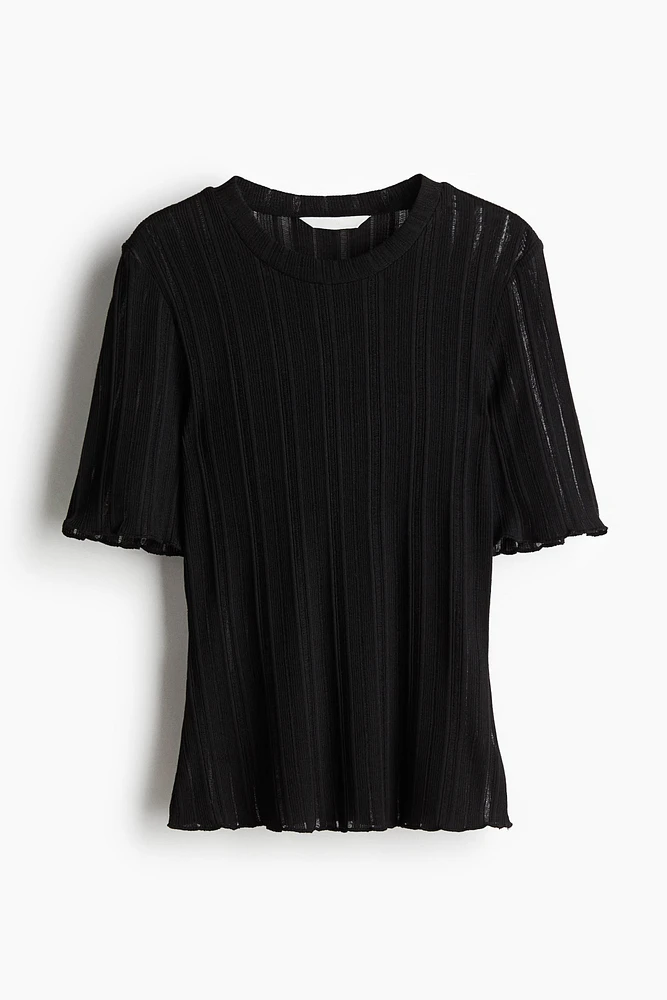 Rib-Knit Top